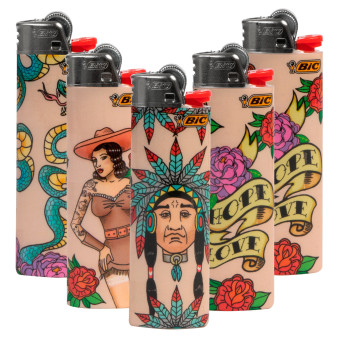 Bic Maxi J26 Fantasia American Style 5 Accendini a Pietrina