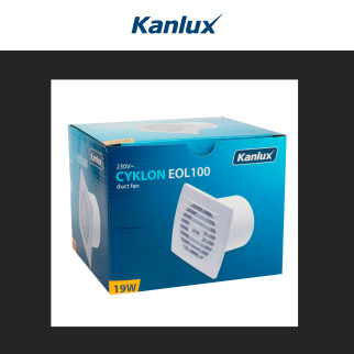 Aspiratore da Canale con Timer di Spegnimento Kanlux Cyklon