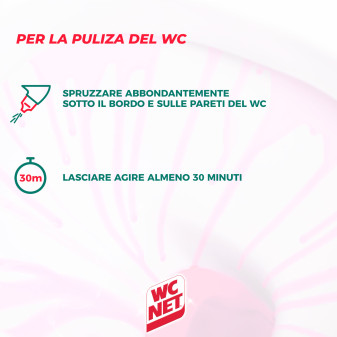 Candeggina Profumata Gel con Bicarbonato Flower Fresh WC Net