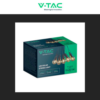 VT-70512 Catenaria con Pannello Solare 12 Metri IP44 V-Tac