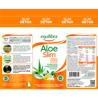 Equilibra Aloe Slim Detox Integratore per Controllo Peso