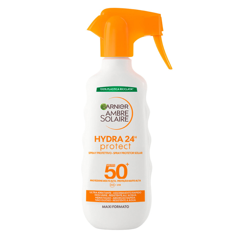 Hydra 24H Protect Spray Solare SPF 50+ Garnier Ambre Solaire