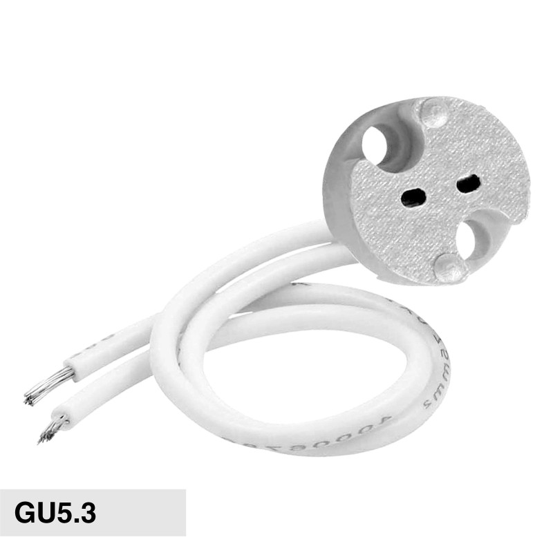 HLDR-GU5.3 Portalampada Ceramica Lampadine GU5.3 Kanlux
