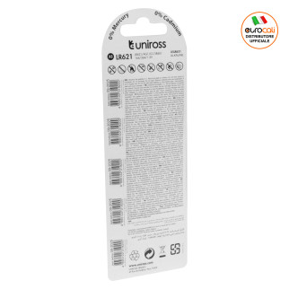 Batterie LR621/AG1/G1/LR60/164/364 1.5V a Bottone Uniross
