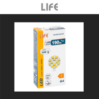 Lampadina LED G4 1.8W 12V Bulb Disc SMD Life