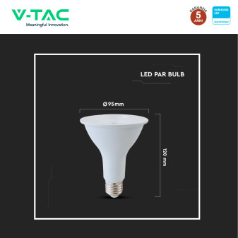 VT-230 LED E27 PAR Lamp 11W PAR30 Chip Samsung SMD V-Tac Pro