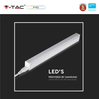 VT-065 Tubo LED T5 Plafoniera Linkabile 7W SMD V-Tac Pro