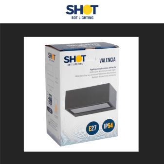 Lampada LED Applique Attacco E27 IP54 Bot Lighting Shot