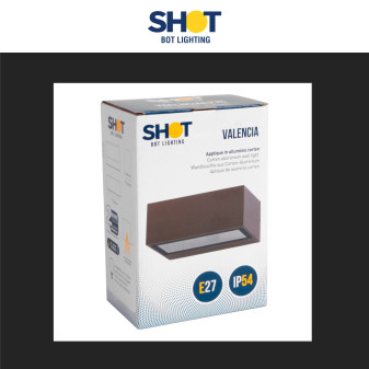 Lampada LED Applique con Attacco E27 IP54 Bot Lighting Shot