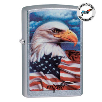 Accendino Zippo mod. 24764 Mazzi Ricaricabile Antivento