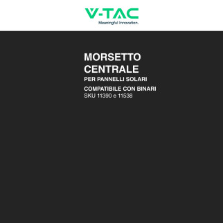 8 Morsetti Centrali per Pannelli Solari Fotovoltaici V-Tac