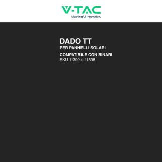 20 Dadi TT Installazione Pannelli Solari Fotovoltaici V-Tac