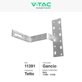 5 Ganci da Installazione Pannelli Solari Fotovoltaici V-Tac