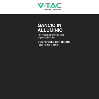 5 Ganci da Installazione Pannelli Solari Fotovoltaici V-Tac