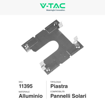 8 Piastre Messa a Terra Pannelli Solari Fotovoltaici V-Tac