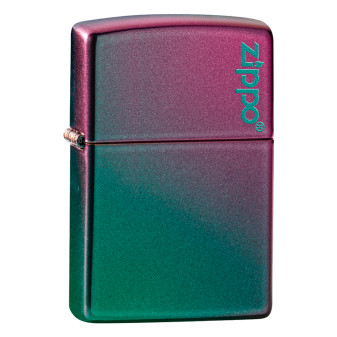 Accendino Zippo 49146ZL Iridescent Zippo Logo Ricaricabile
