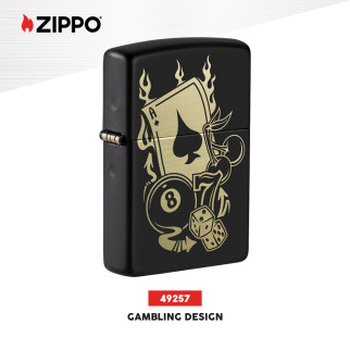 Accendino Zippo mod. 49257 Gambling Design Antivento