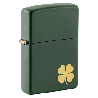 Accendino Zippo mod. 49796 Four Leaf Clover Antivento