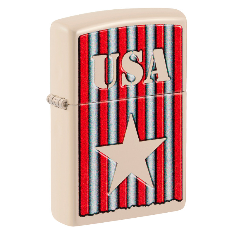 Accendino Zippo mod. 48204 USA Design Ricaricabile Antivento