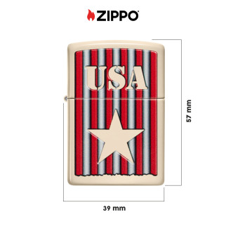 Accendino Zippo mod. 48204 USA Design Ricaricabile Antivento