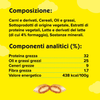 Acquista Catisfactions Snack al Formaggio per Gatti
