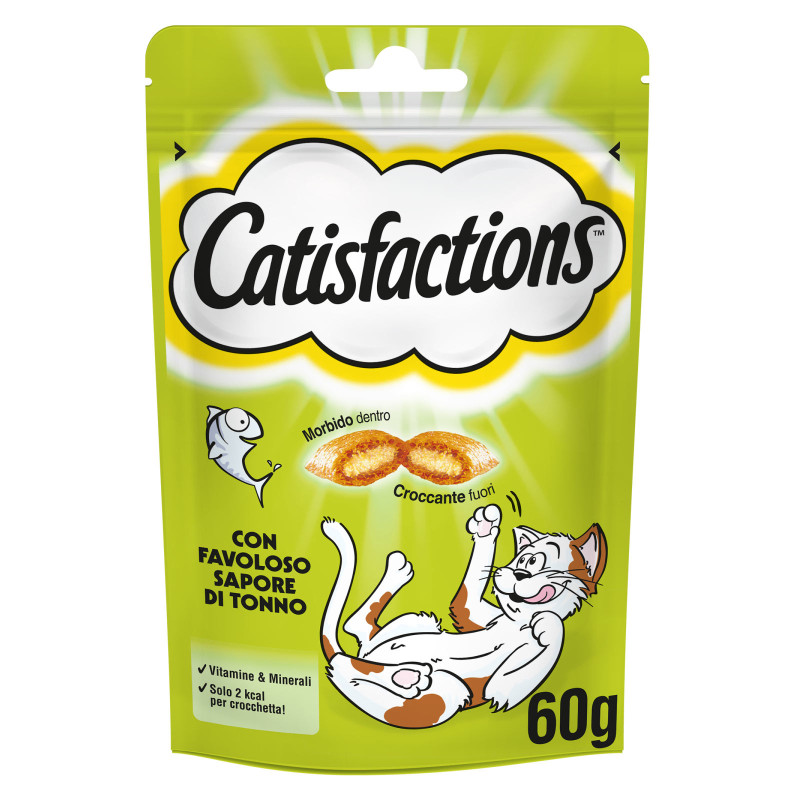 Snack al Tonno per Gatti Catisfactions - Confezione 60g