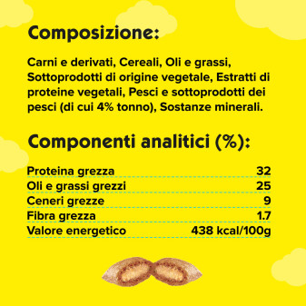 Snack al Tonno per Gatti Catisfactions - Confezione 60g