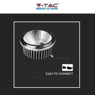 VT-1121 Faretto LED 20W AR111 da Incasso Downlight COB V-Tac