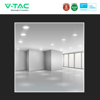 VT-2-20 Faretto LED 20W da Incasso Chip Samsung V-Tac Pro