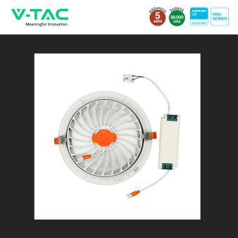 VT-2-10 Faretto LED 10W da Incasso Chip Samsung V-Tac Pro