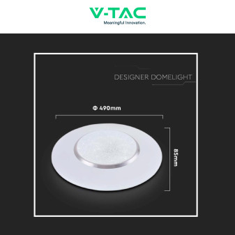 VT-8504 Plafoniera LED Tonda 60W SMD CCT 3in1 V-Tac Gallery