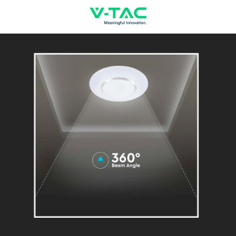 VT-8504 Plafoniera LED Tonda 60W SMD CCT 3in1 V-Tac Gallery