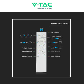 VT-8504 Plafoniera LED Tonda 60W SMD CCT 3in1 V-Tac Gallery