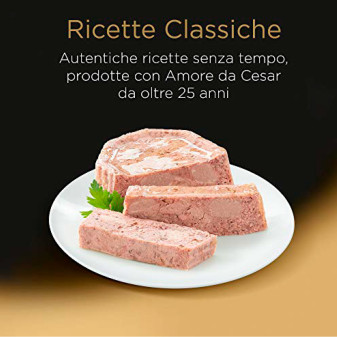 Cibo per Cani con Vitello e Pollo Cesar Ricette Classiche 14