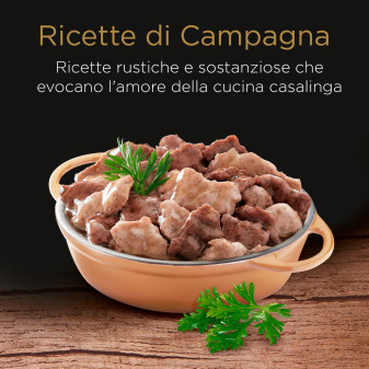 Cibo Cani con Tacchino Manzo Erbe Cesar Ricette di Campagna