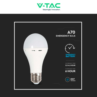 VT-509 Lampadina LED E27 9W SMD Luce di Emergenza V-Tac