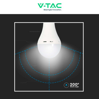 VT-509 Lampadina LED E27 9W SMD Luce di Emergenza V-Tac