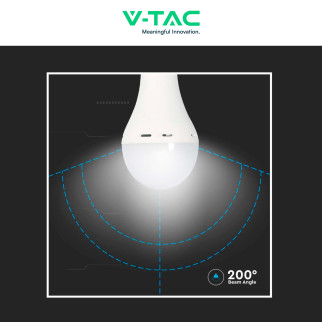 VT-509 Lampadina LED E27 9W SMD Luce di Emergenza V-Tac