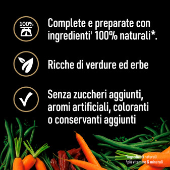 Cibo per Cani Manzo Carote Fagiolini e Erbe Cesar Natural Goodness