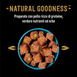 Cibo per Cani con Pollo Patate Piselli Mirtillo Cesar Natural Goodness