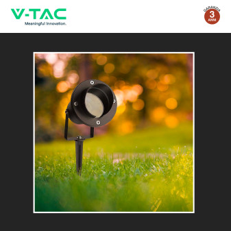 VT-7704 Portafaretto da Giardino con Portalampada GU10 V-Tac