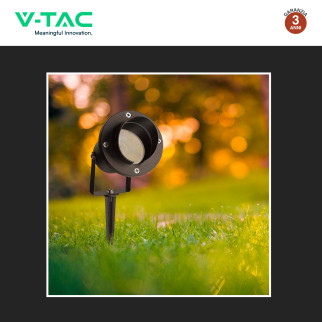 VT-7704 Portafaretto da Giardino con Portalampada GU10 V-Tac