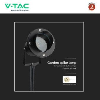 VT-7704 Portafaretto da Giardino con Portalampada GU10 V-Tac