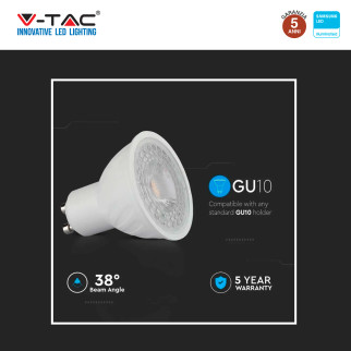 Lampadina LED PAR16 GU10 6W Faretto Spotlight SMD Chip Samsung V-Tac