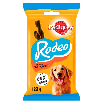 Pedigree Rodeo Snack Masticabile per Cani al Gusto Manzo 7 stick