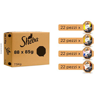 Cibo per gatti con Pollo Tacchino Agnello e Pollo Salmone Sheba
