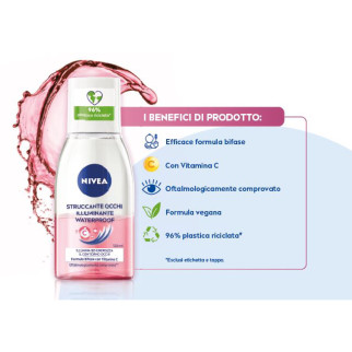 Struccante Occhi Illuminante Waterproof Bifase Nivea