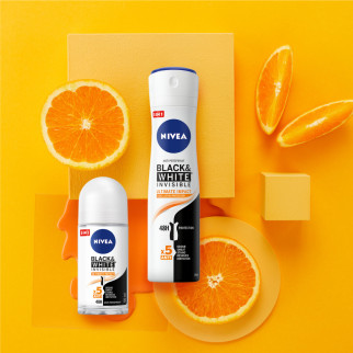 Deodorante Roll-On 48H Black&White Invisible 5in1 Nivea