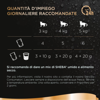 Sheba Délices Du Jour in Salsa Gatti Salmone e Tonno 6 Buste da 50g