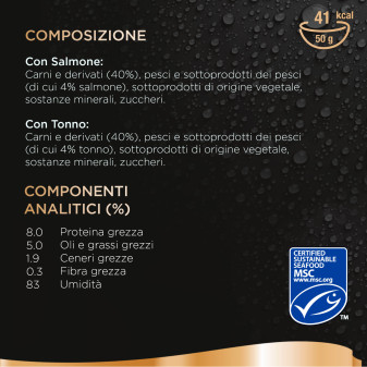 Sheba Délices Du Jour in Salsa Gatti Salmone e Tonno 6 Buste da 50g